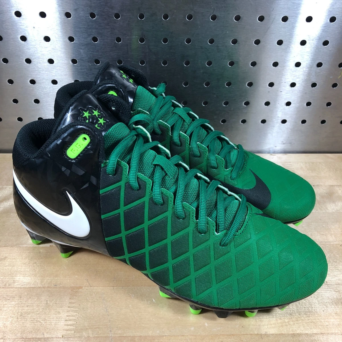 Mens green football cleats sale