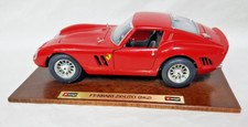 FERRARI 250 GTO 1962 - Burago - SCALA 1/18 - USATA CON DIFETTI - VEDI FOTO