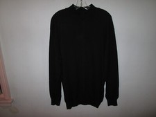 JOS A BANK Signature Black 100 Pima Cotton Long Sleeve Sweater  XXL NWT 109