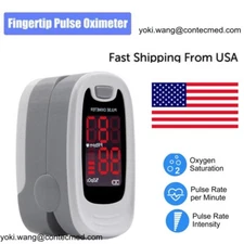 US Seller Medical Grade Contec Oximeter Oxygen O2 SPO2 Saturation Pulse rate