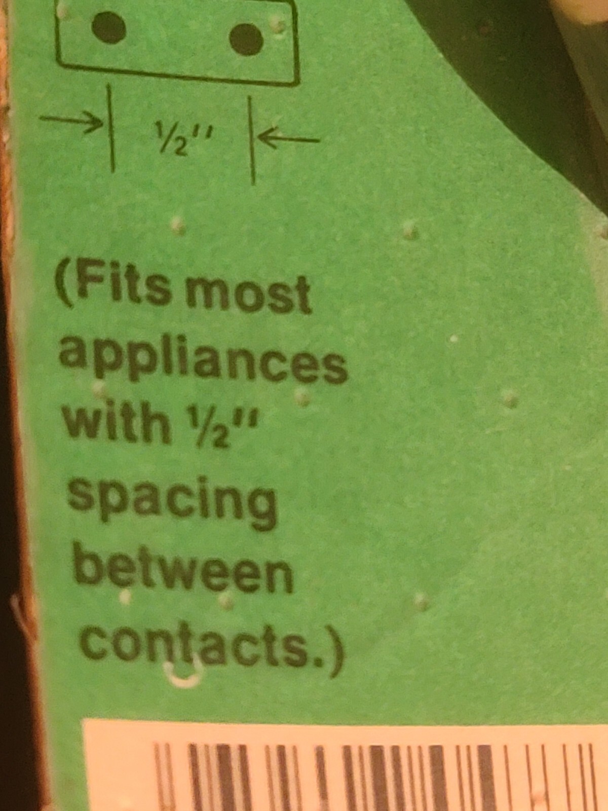 NEW Vintage Carol Cable Co Cat No. 04776 18/2 HPN 10A-125V-1250W  3 Foot Long