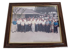 Arnold Palmer PGA Golf With Team Employees Signed Original Photo 1995 Ultra Rare
