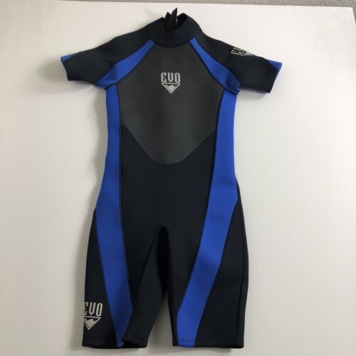EVO wetsuit mens size XS Extra Small 3mm Black Blue Water Beach Outdoor