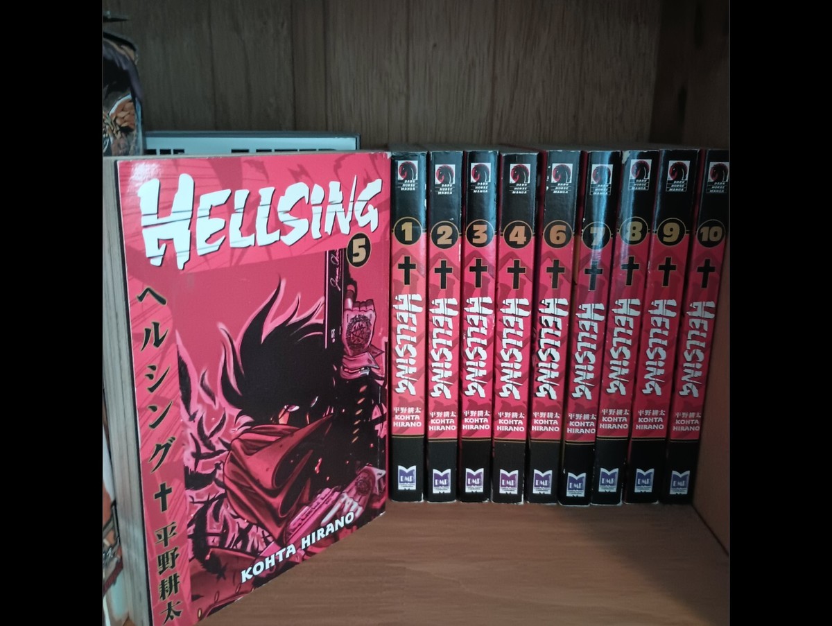 Hellsing manga complete set vol 1-10, Dark Horse, 2003 first