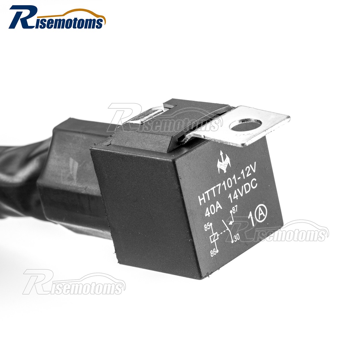UTV/ATV Fan Override Switch Kit With Relay - Plug & Play, Blue LED, For Can-Am X3, Polaris RZR, Ranger, Maverick
