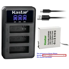 Kastar Battery Triple USB Charger for SJCAM SJ6 Legend 4K Action Camera