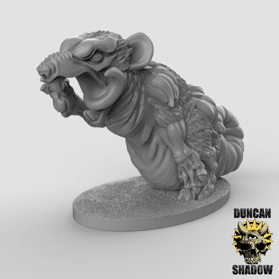 Giant Rats , Swamp Rat by Duncan Shadow , Dnd Rats Resin Miniatures | eBay