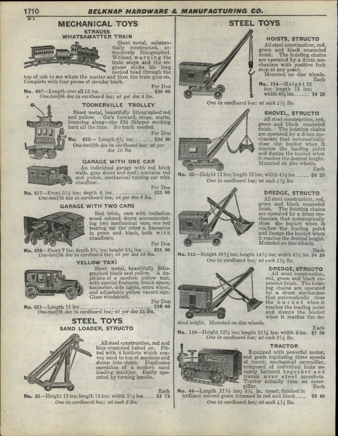 1925 PAPER AD 4 PG Strauss Toy Monkey Mail Airplane Trolley Buddy L ...
