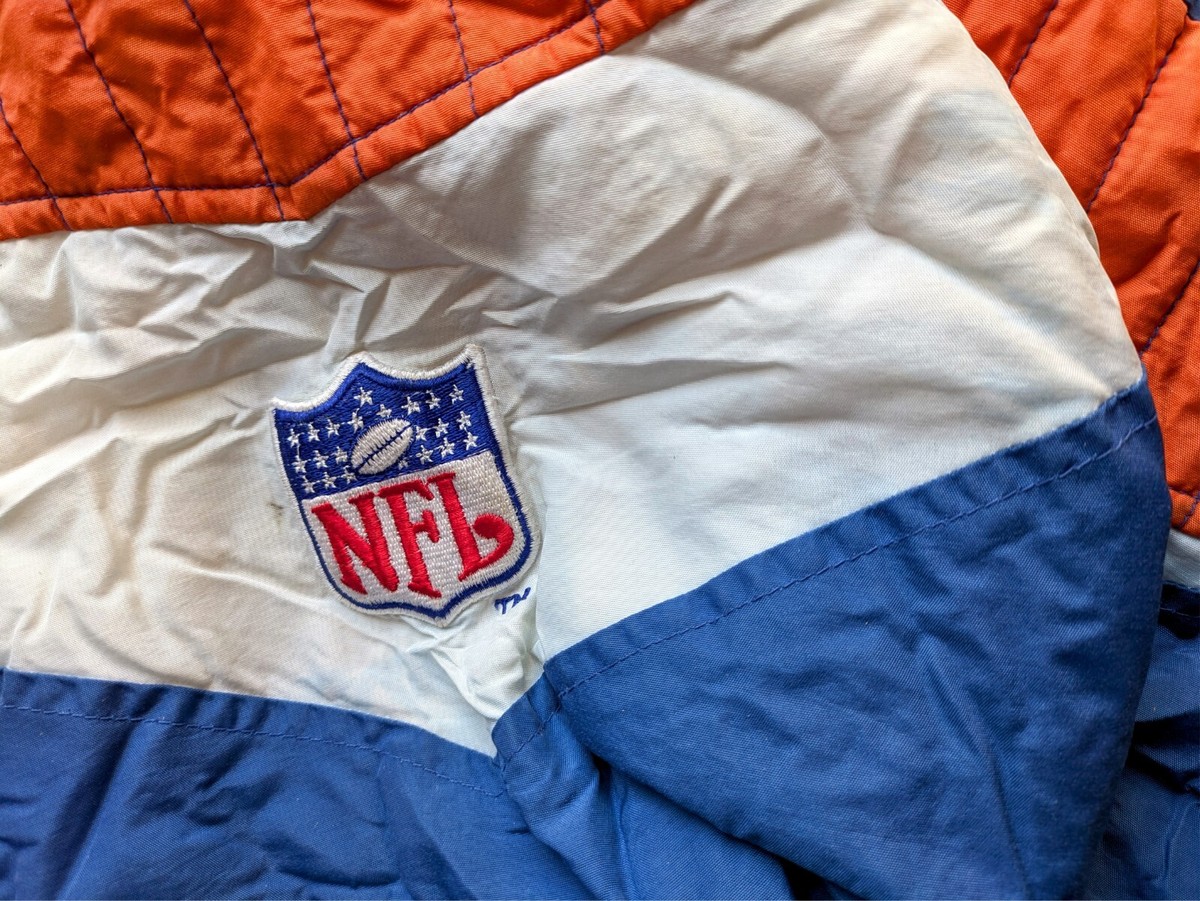 Denver Broncos 90s STARTER puffer 1/2 jacket XL pullover