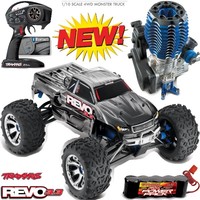 Traxxas 53097-3 1/10 Revo 3.3 Nitro Tsm 4wd Rtr Monster Truck W/ Radio Silver on sale Traxxas 53097-3 1/10 Revo 3.3 Nitro Tsm 4wd Rtr Monster Truck W/ Radio Silver on sale