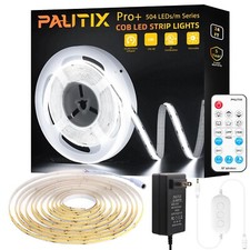 PAUTIX COB LED Strip Light 3780LEDs,Super Bright 8000Lumen 6500K White 24ft/7...