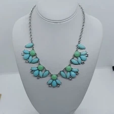 Charming Charlie Teal Statement necklace