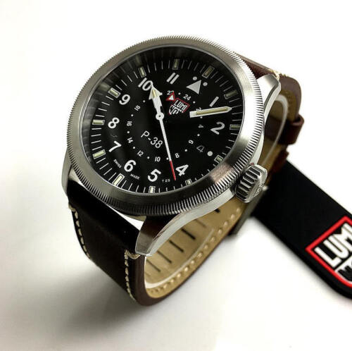 Men's Luminox P-38 Lightning Pilot GMT GMT 2 Time Zone Watch 9521 - Picture 1 of 3