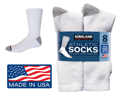 kirkland white socks