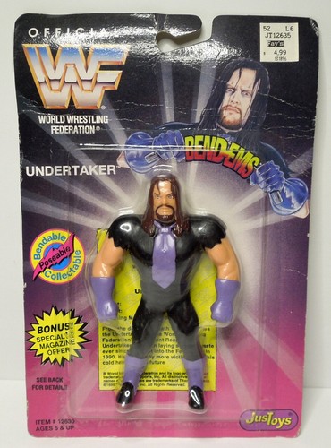 1995 WWF Titan Sports UNDERTAKER Bendable Poseable...