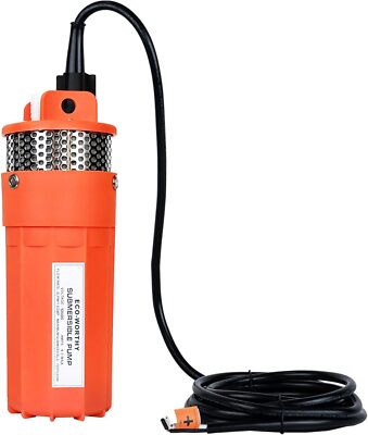 12V Solar Tiefbrunnenpumpe 30m Förderhöhe Wasserpumpe Garten