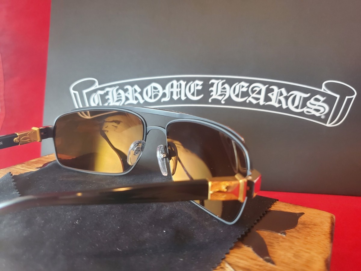 😎New Chrome Hearts PENETRATION.MBK/GP-BK-P 66 □ 17 - 134