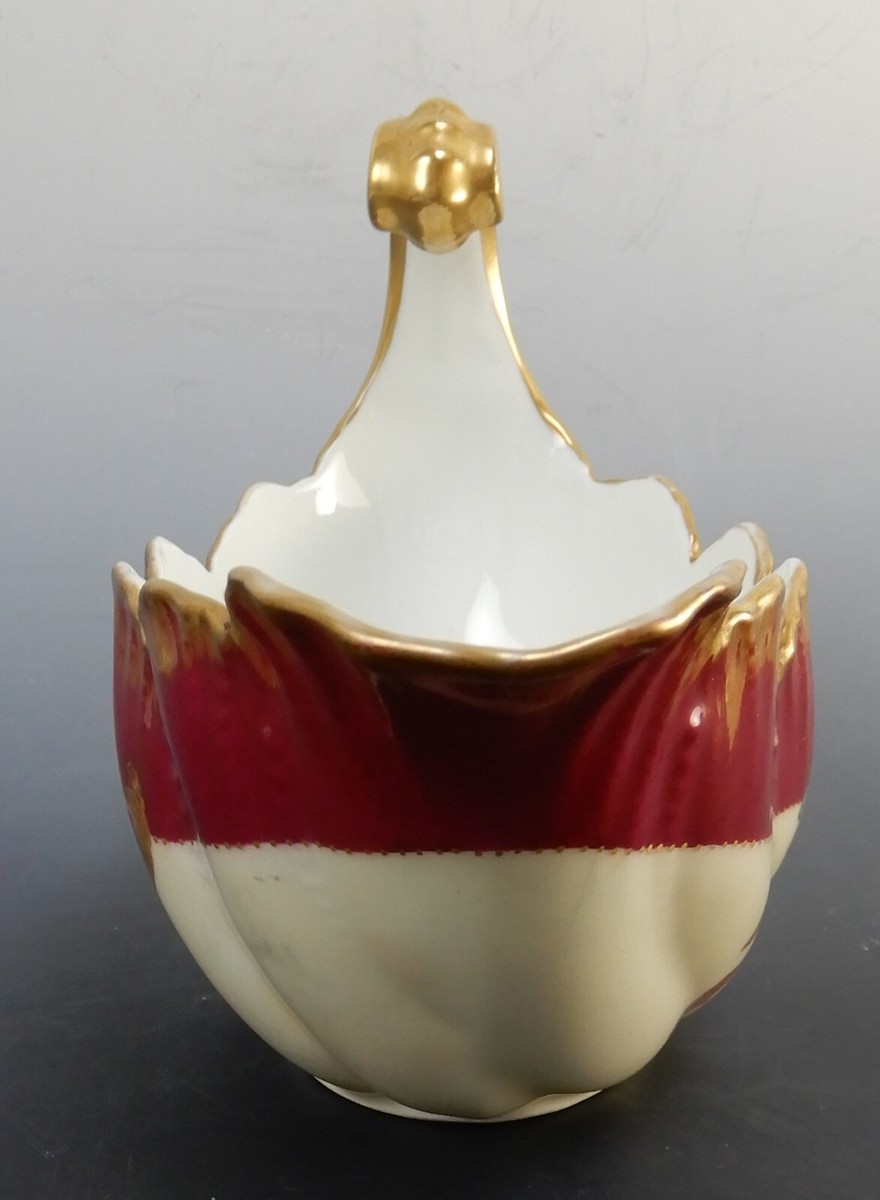 Vintage Limoges Alfred Lanternier AL Anchor 1890s Mark Gravy Bowl
