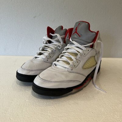 【即購入OK】NIKE AIR JORDAN 5 \"FIRE RED\" 2020 Nike Air Jordan 5 V Retro Fire Red Silver Tongue 2020 GS