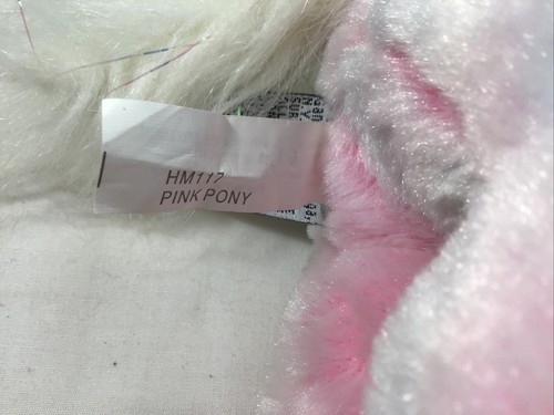 Ganz Webkinz Pink Pony Plush HM117 No Code 8" - Picture 8 of 11