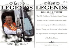 2024 Leaf LEGENDS DONALD J. TRUMP #LA-06 PRESIDENT OF THE UNITED STATES