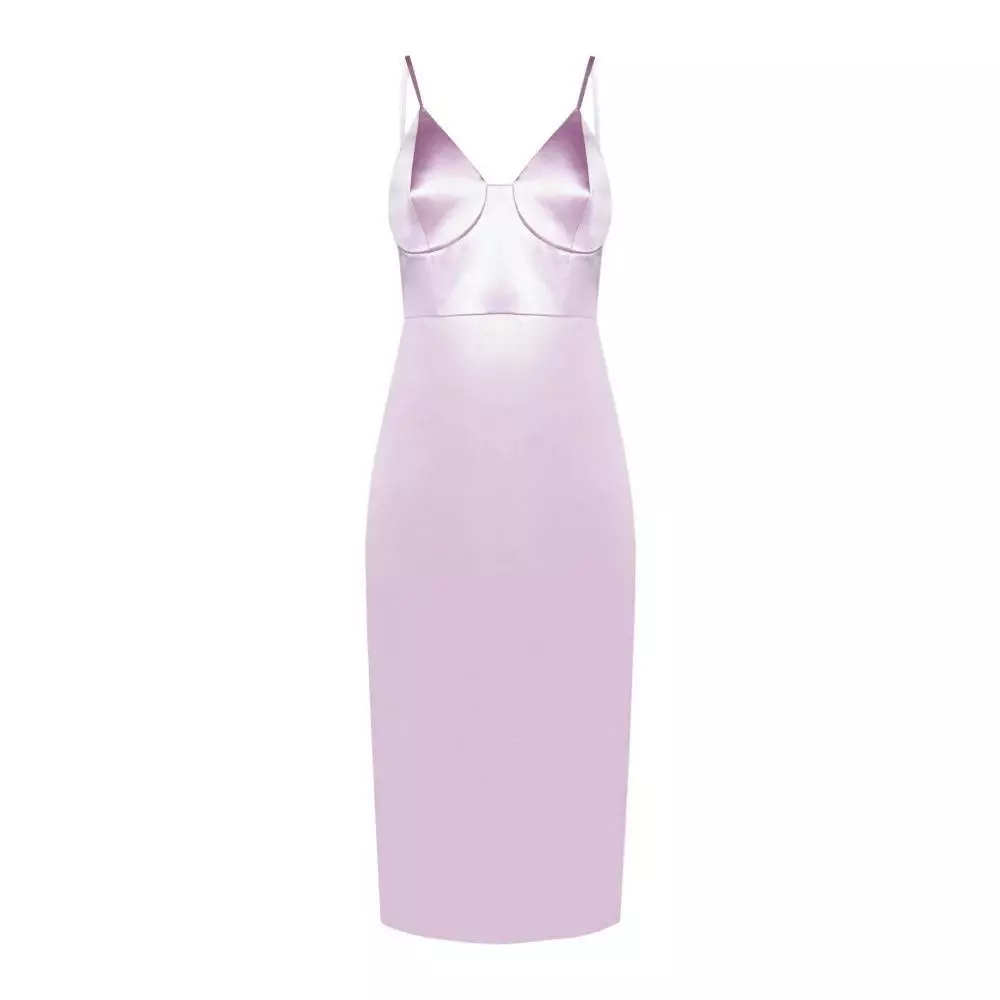 Robe duchesse satin de soie rose Gucci neuve avec étiquette (prix de vente conseillé 2 )