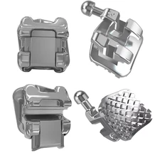 Orthodontic Self Ligating Brackets Mini Metal Braces Roth MBT 022 345H DAMON Q