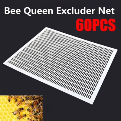 60 PC 10-Frame Queen Bee Excluder Trapping Net Plastic Beekeeping Equipment Tool