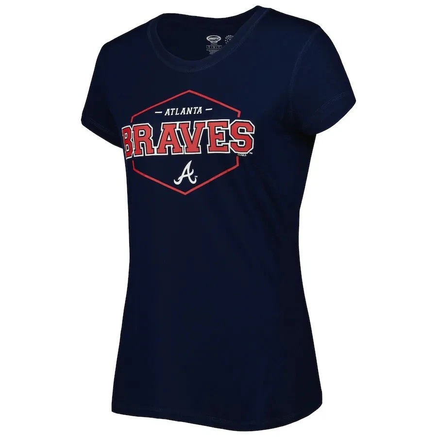 Conjunto de camiseta deportiva y pijama para dormir Atlanta Braves Concepts para mujer - ¡NUEVO CON ETIQUETAS! Foto 2 de 4