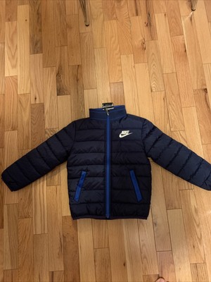 Nike Toddler Boy Navy Blue Puffer Winter Jacket Synthetic Feel Size 3T Puffer | eBay