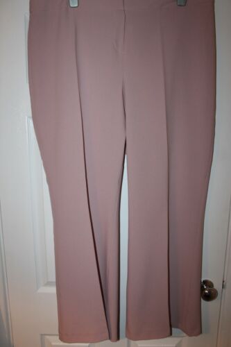 LADIES BABY PINK TROUSERS FROM CANVAS - SIZE 22 - NEW WITHOUT TAGS - Picture 1 of 2
