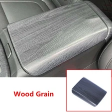 Wood Grain Central Armrest Panel Storage Box Cover For Hyundai Tucson 2021 2022