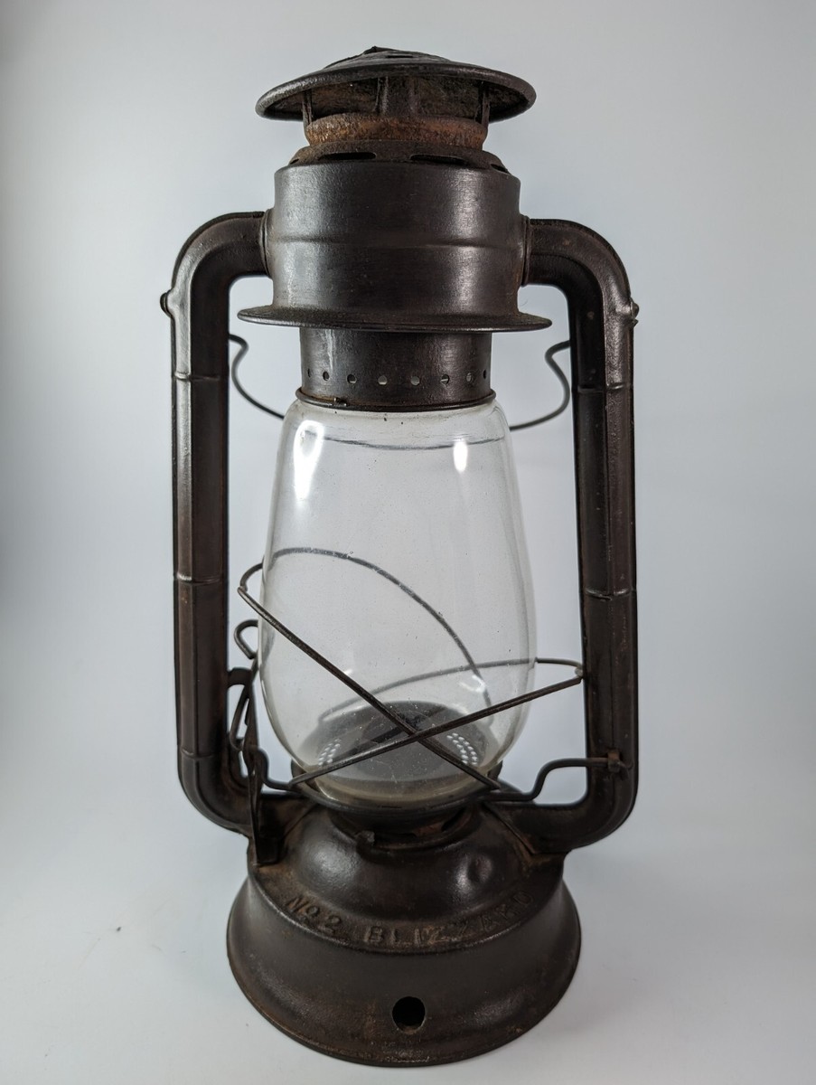 Dietz Blizzard No 2 Cast Clear Globe New York Barn Lantern | eBay
