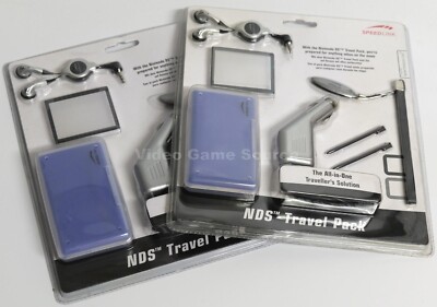 2 x Speedlink Nintendo DS NDS Travel Pack (7-in-1) *Originalversiegelt