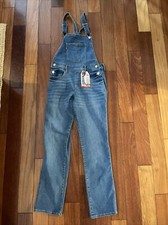 Levi's Girls  s Denim Overall -  Girlfriend Overalls  - 16 Reg - Slim Thru Thigh