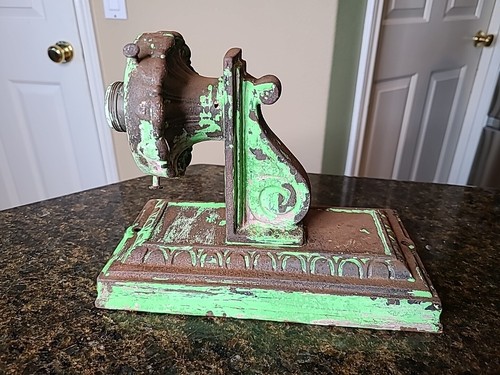 Antique Heavy Cast Iron Sconce Light Fixture Architectural Hardware Art Deco
