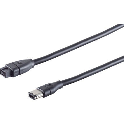 FireWire-Kabel IEEE 1394B 9pol St/1394A 6pol St 1m