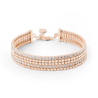 Armband Damen aus Silber Pink und Zirkon Rosato RZB035