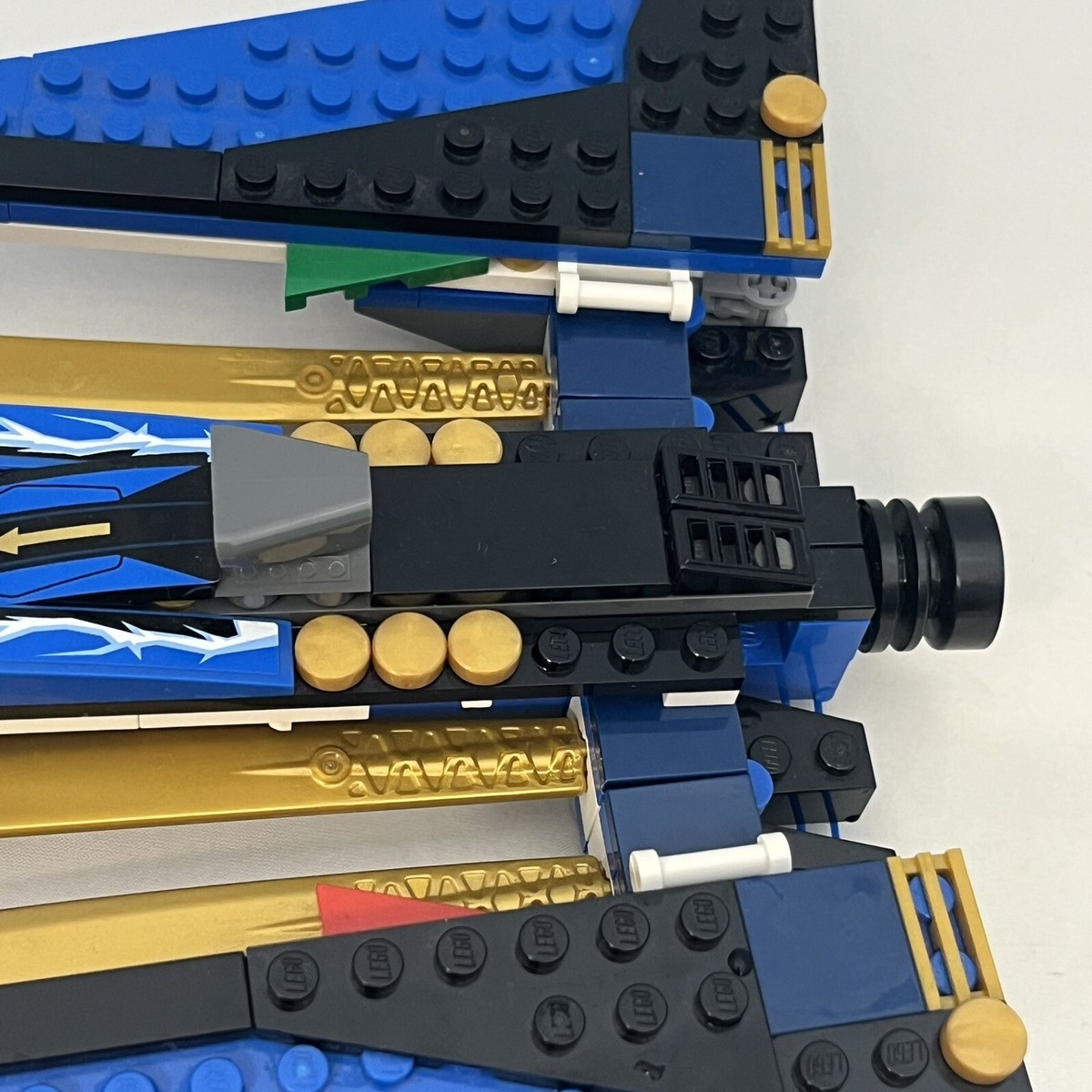 Lego Ninjago 9442 Jay's Storm Fighter Jet Plane Incomplete