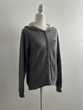PINK Victoria s Secret Zip-Up Hoodie Gray Size Small C37