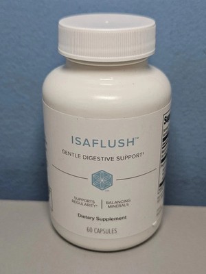 Isagenix Isaflush Digestive Support - 60 Capsules - FS! - Exp 03/28 | Pack of 1