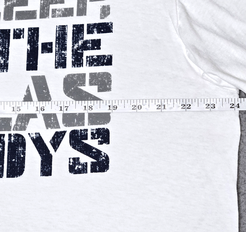 NFL Eat Sleep Breathe Dallas Cowboys T Shirt - Men's XL - White - 100% Cotton - Picture 5 of 8