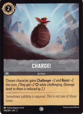 Charge! Disney Lorcana Rise of The Floodborn EN2 Regular 198/204