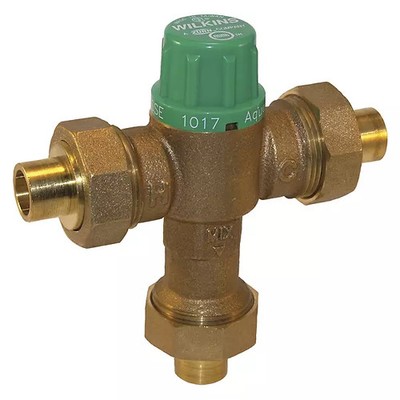 WATTS ZW1017XL Thermostatic Mixing Valve 1/2'' ASSE 1017 122 F SS NPT Connection