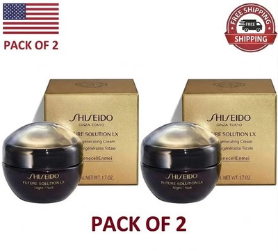 Shiseido Future Solution LX Total Regenerating Cream 50 ml/1.7 oz 2 Pack