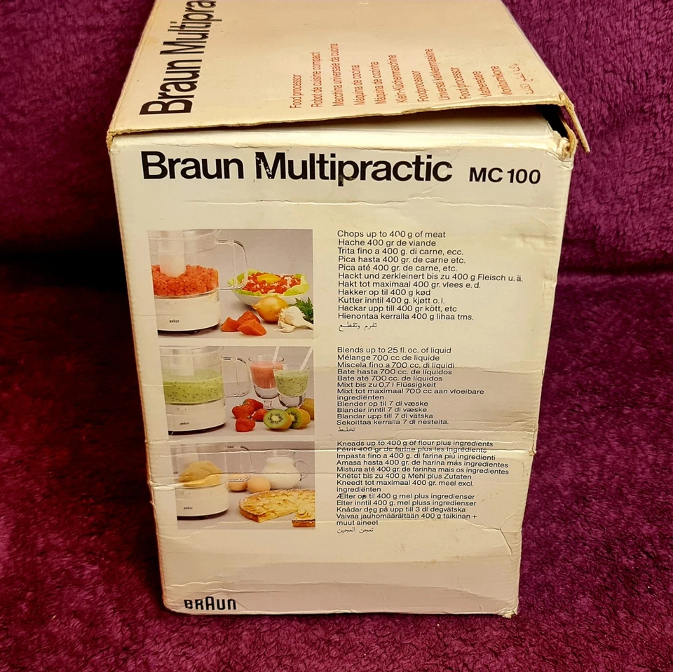 Braun Multipractic MC 100 Compact Food Processor Kitchen Set - Boxed - Image 3 of 4