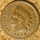 1888 Indian Head Cent - ATTRACTIVE FINE+ WITH A FULL LIBERTY  (M710)