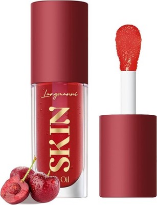 1 Pc Cherry Moisturizing Lip Oil Fruit Flavoured No-Sticky Lip Gloss