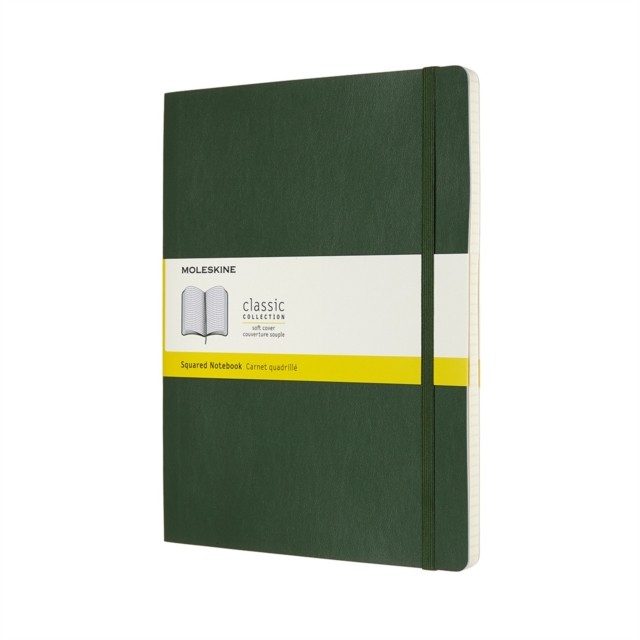 Moleskine Extra Large Squared Softcover Notebook Myrtle Green by Moleskine - Image 3
