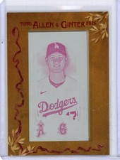 2025 Topps Allen and Ginter Magenta Printing Plate #132 Shohei Ohtani No 1 of 1